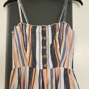Free People Striped Long Dress
